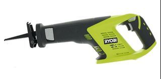 Ryobi P515 18V 7/8 Inch Stroke Length 3,100 RPM Lithium Ion Cordless Reciprocating Saw with Anti-Vibration Handle (Tool only - No battery & charger), RUBBER OVERMOLD lets you keep a grip on this power tool, even in slippery conditions, Brand new.