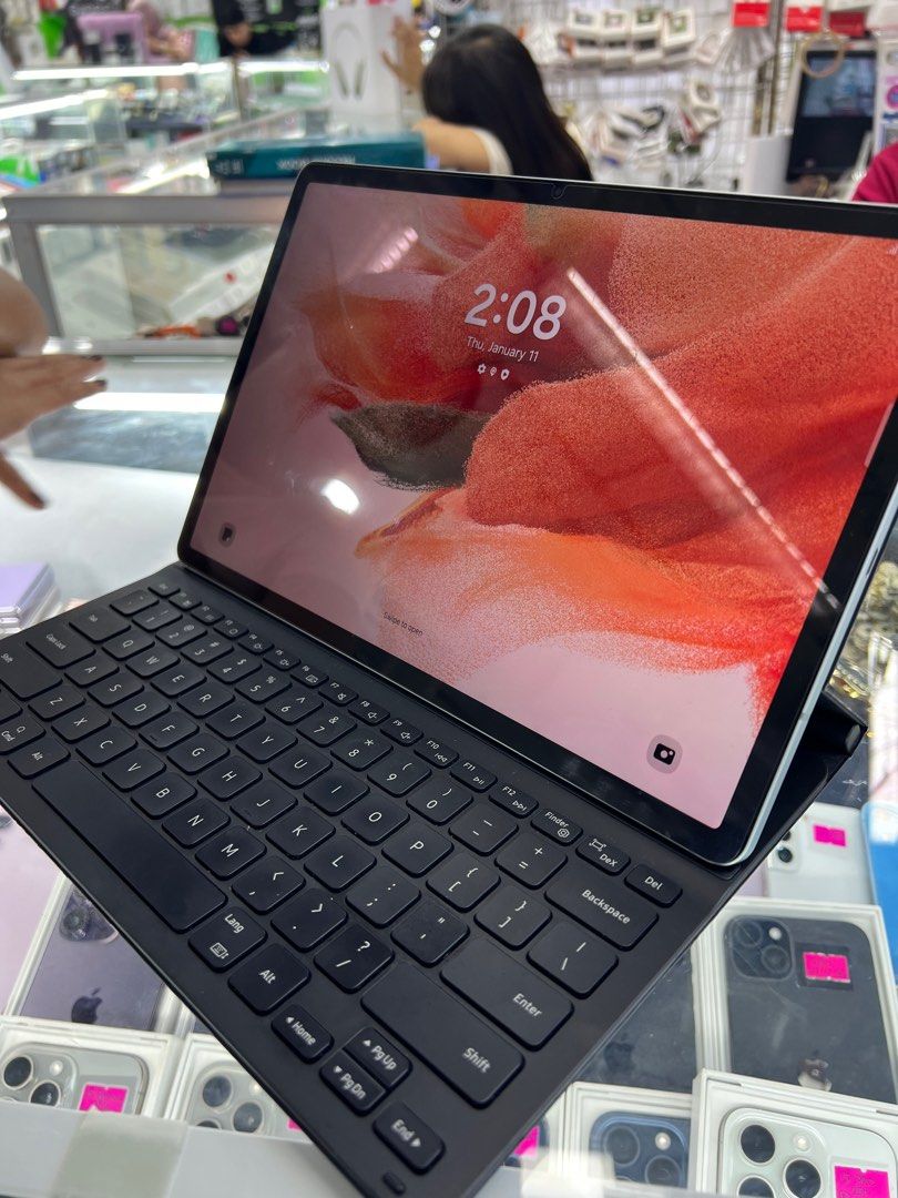 Samsung Tab S7 FE 128gb Cellular Wifi (Category: Android) located in San Juan City. Submitted by javedsgadgetshop (Listing ID 1293568216, Image 2). Description: OPEN FOR INSTALLMENT VIA CREDIT CARD/GGIVES & SWAP/TRADE-IN! WE BUY AND SELL ( ANYKINDS OF UNIT BINIBILI PO NAMIN)! PTPA : Padelete po f bawal Read ❗️Onhand ‼️ Samsung Tab S7 FE •128gb •NTC Variant •Good batt health •Factory Unlock •95% Smoothness •No hidden issue | No Repaired •100% Auth
