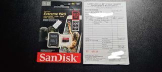 SANDISK Extreme Pro 512GB 200MB/S MICROSDXC UHS-1 U3 4K A2 Memory Card With Adapter