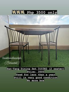 San-yang 2 Seater Dining table/ Dining set