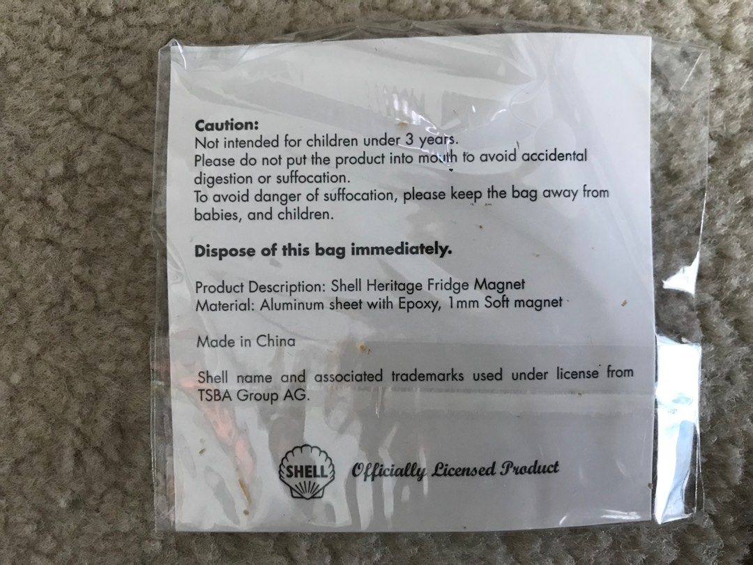 Shell Heritage Fridge Magnet, Hobbies & Toys, Stationery & Craft, Other ...