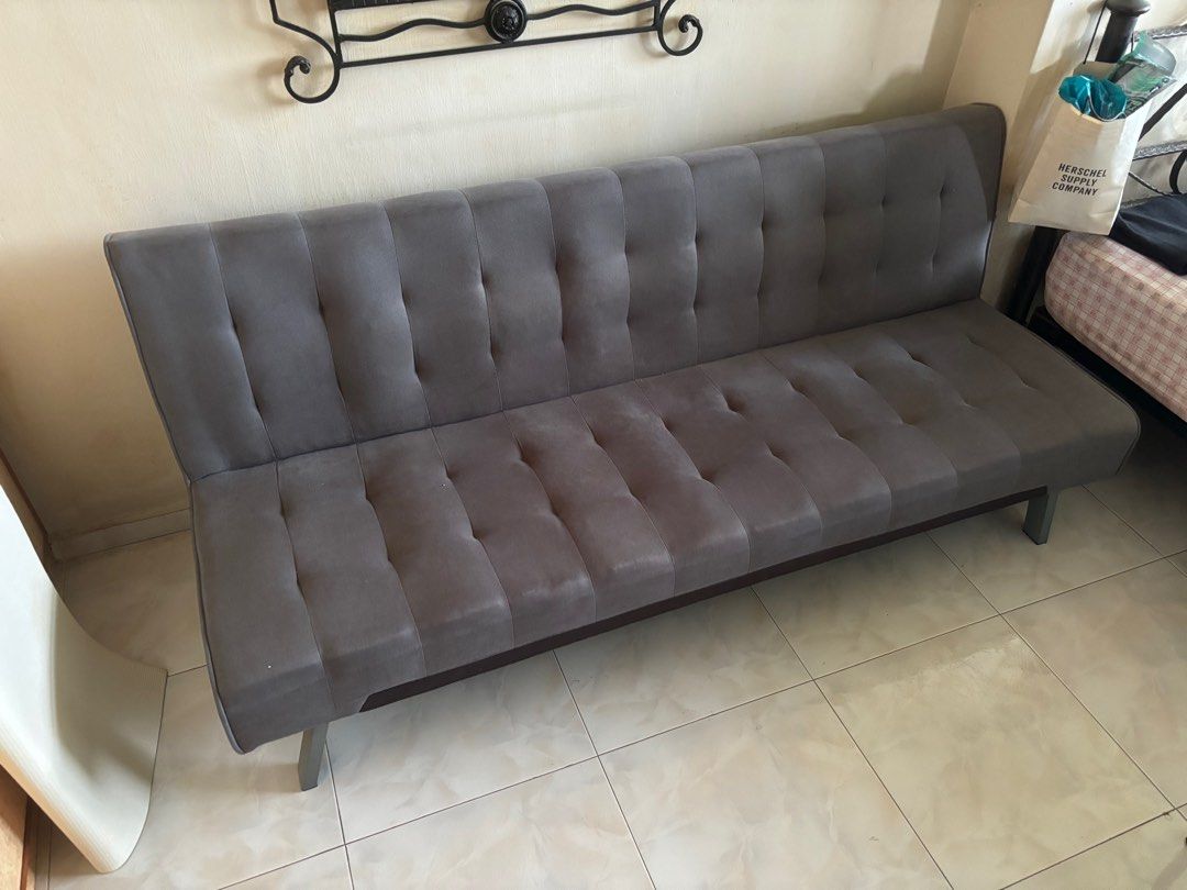 Sofa Bed (Category: Sofas) located in Singapore. Submitted by jvrryyy (Listing ID 1293618894, Image 1). Description: only used for a few times. currently in need of space, therefore selling it. can nego abit do drop a dm in interested ! self arrange delivery .
