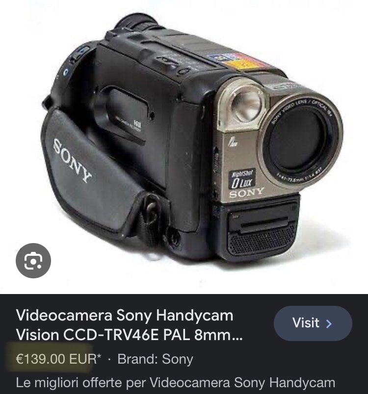 動作品＞SONY CCD-TR290 Hi8 ビデオカメラ SONY CCD-TR290 ソニー Hi8