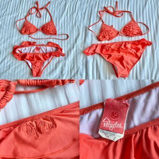 Summer Outfit ☀️🍊👙 Rip Curl Orange Triangle Two Piece Bikini