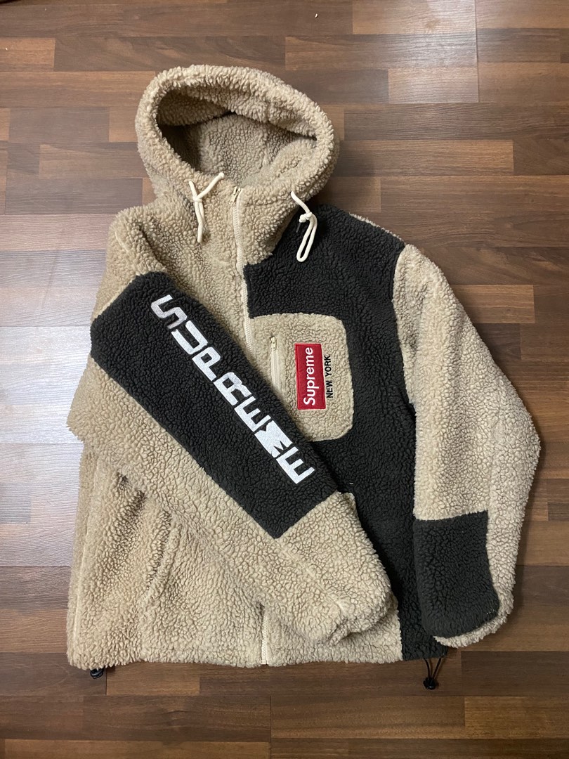 Supreme Fleece Jacket Men s Fashion Coats Jackets and Outerwear on Carousell