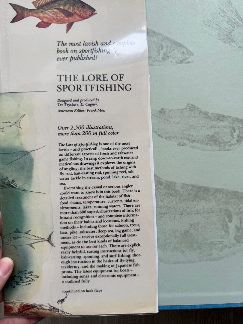 The Lore of Sportfishing, 興趣及遊戲, 書本& 文具, 小說& 故事書- Carousell