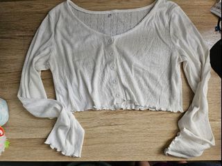 Unbranded Long Sleeves Cropped Top