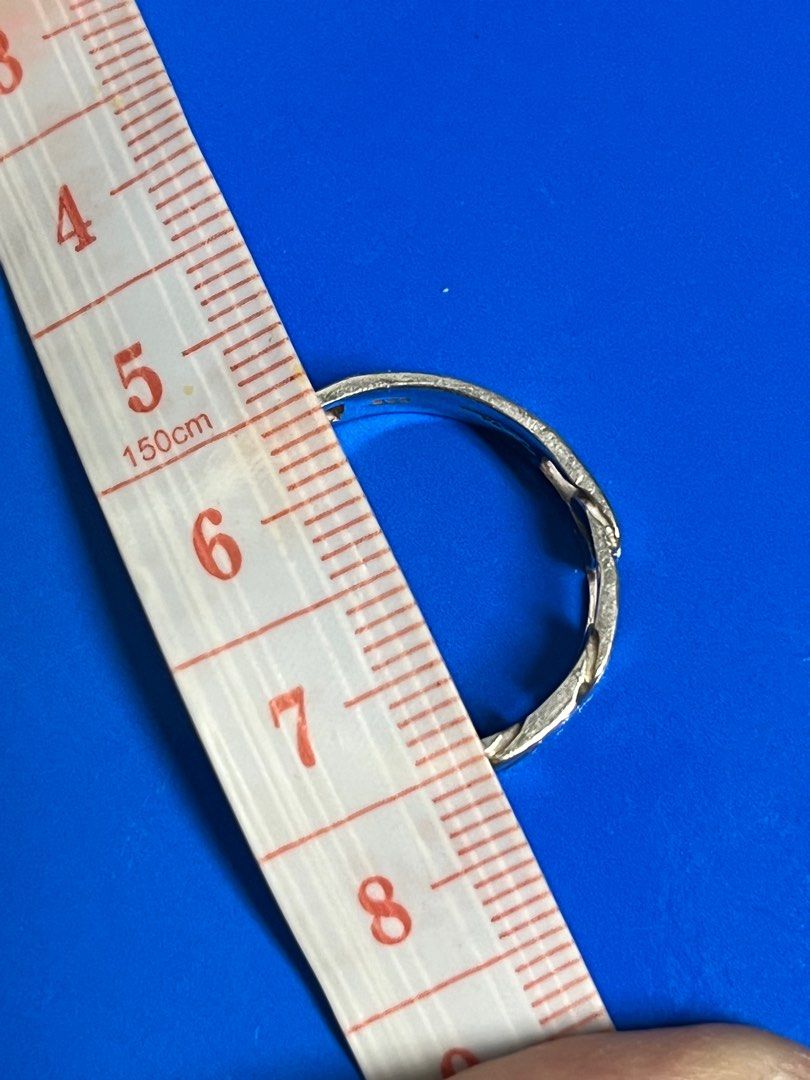 Unisilver 925 Silver Ring for Men Size 8