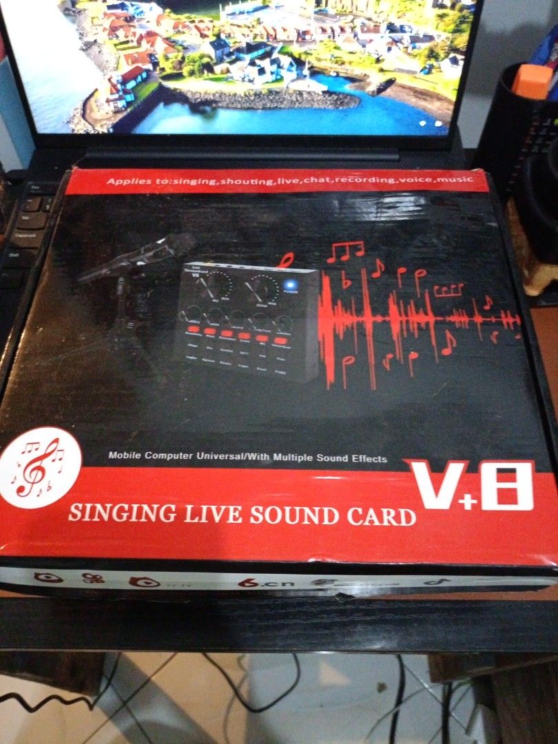 V+8 singing live sound card (Category: Other Audio Equipment) located in Caloocan City. Submitted by allan.laforteza-03742 (Listing ID 1293718385, Image 1). Description: Never been used..