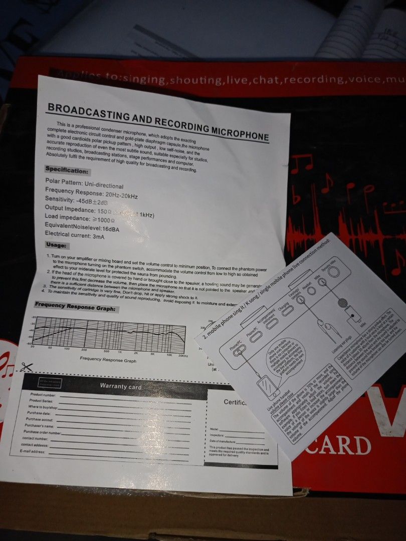 V+8 singing live sound card (Category: Other Audio Equipment) located in Caloocan City. Submitted by allan.laforteza-03742 (Listing ID 1293718385, Image 3). Description: Never been used..