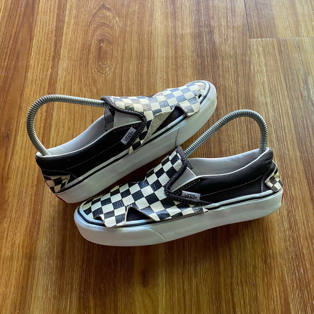 Vans Slip On Checkerboard 3.5uk Women s Fashion Footwear Sneakers on Carousell