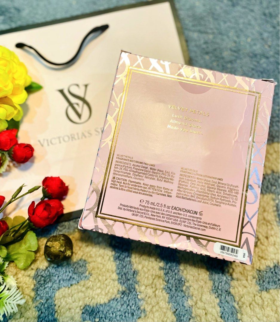  Victorias Secret Velvet Petals 2 Piece Mini Mist & Lotion  Gift Set