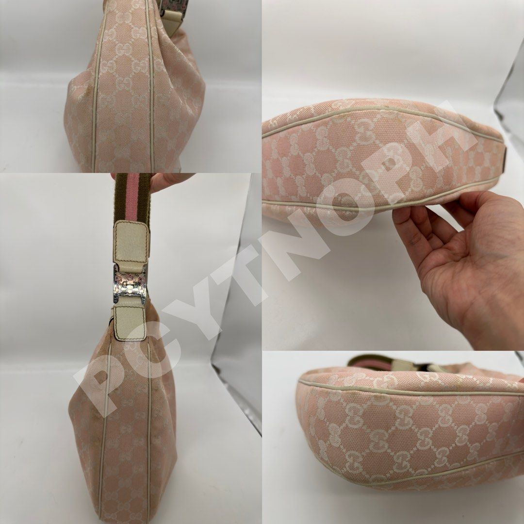 VINTAGE Gucci Pink Shoulder Bag (Category: Luxury Bags & Wallets) located in Manila. Submitted by pcyph (Listing ID 1293718282, Image 3). Description: Vintage Gucci Bag - Guaranteed Authentic With signs of use - Needs Cleaning Hardware still has plastic OPEN FOR MEET UP OPEN FOR ENTRUPY (Buyer’s Expense) Accepts Cash, Bank Transfer, Credit Card 3 mos 0% Interest for BDO Cards Regular Straight Payment for Other Banks .