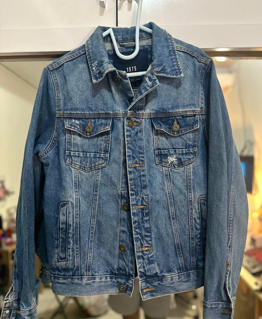 Zara man 1975 denim jacket on sale