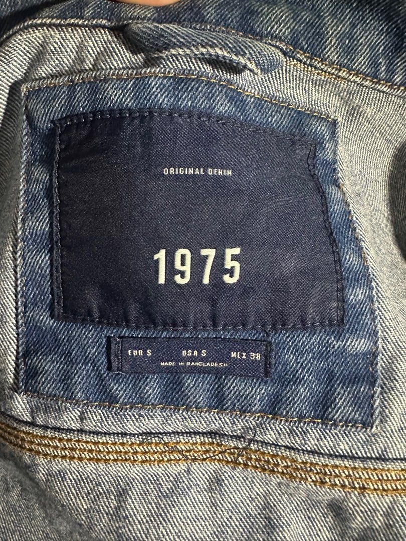 Zara Denim Jacket 1975 Size S - Main Image