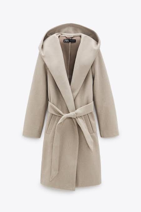 Zara Hooded Coat Women s Fashion Coats Jackets and Outerwear on Carousell