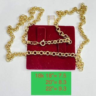 18K Saudi Gold tauco necklace