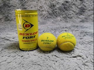 2 Balls Dunlop Fort Tennis Ball