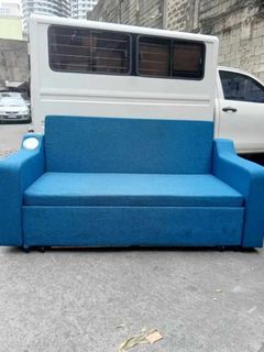 3in1 sofa bed w/ storage
with speaker 
Size: 150x190cm ( Queen size 1-3 tao )