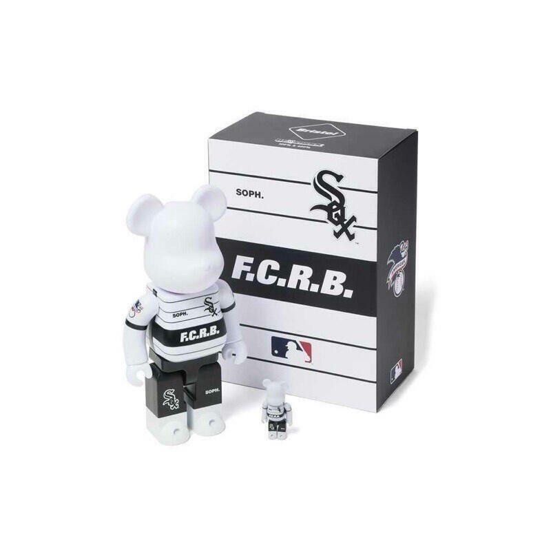 全新Bearbrick FCRB MLB 400%+100% set Chicago White Sox, 興趣及遊戲 