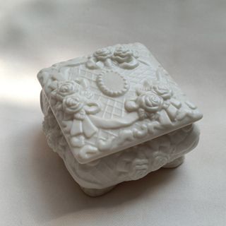🤍 ceramic trinket box 🤍