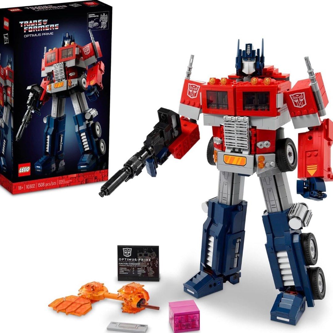 🔥 LEGO 10302 Optimus Prime 柯柏文(Icons，Transformers 變形金剛 ...