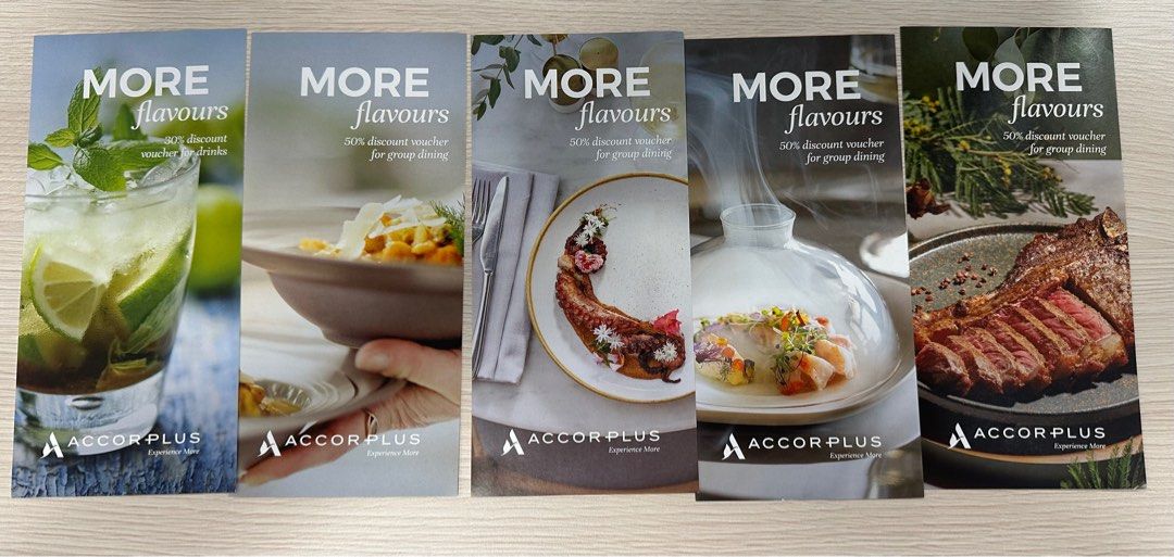 Accor plus food and drink voucher 50%, Tickets & Vouchers, Vouchers on ...