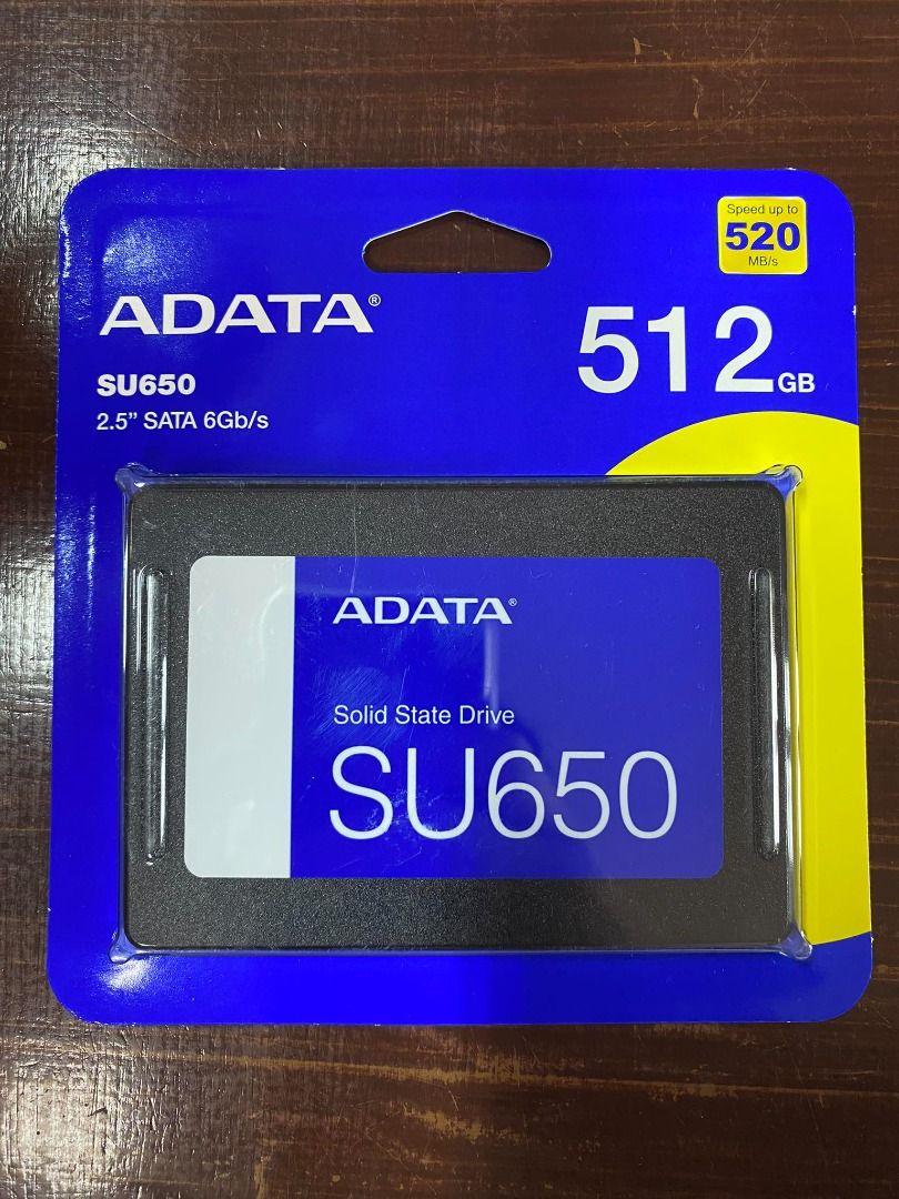 ADATA SU650 2.5" SATA SSD 512GB ASU650SS-512GT-R, Computers & Tech ...