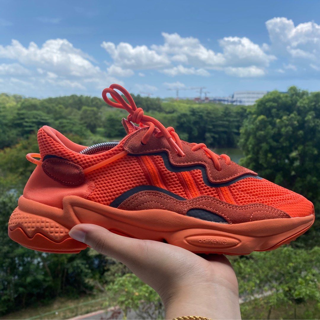 Adidas ozweego orange on sale