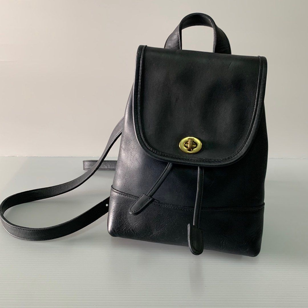 Authentic Coach USA Leather Backpack