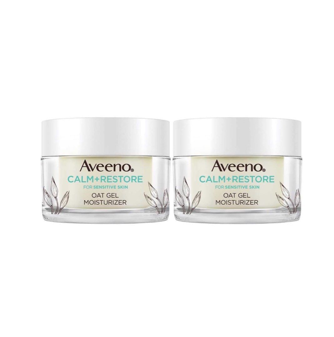 Aveeno Calm+ Restore Oat Gel Moisturizer Twin Pack (Category: Face Care) located in Bulacan. Submitted by packedge (Listing ID 1293910048, Image 2). Description: Twin 1,950 1 Jar 1,150.