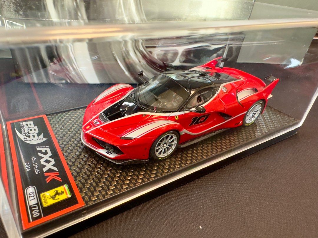 BBR BBRC164 Ferrari FXX K Abu Dhabi 2014 Red-Car No.10