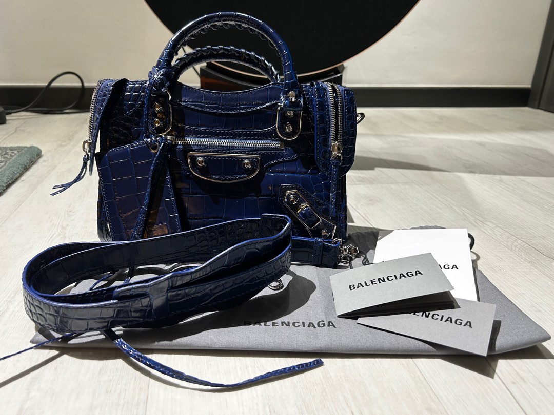 Balenciaga mini city croc store