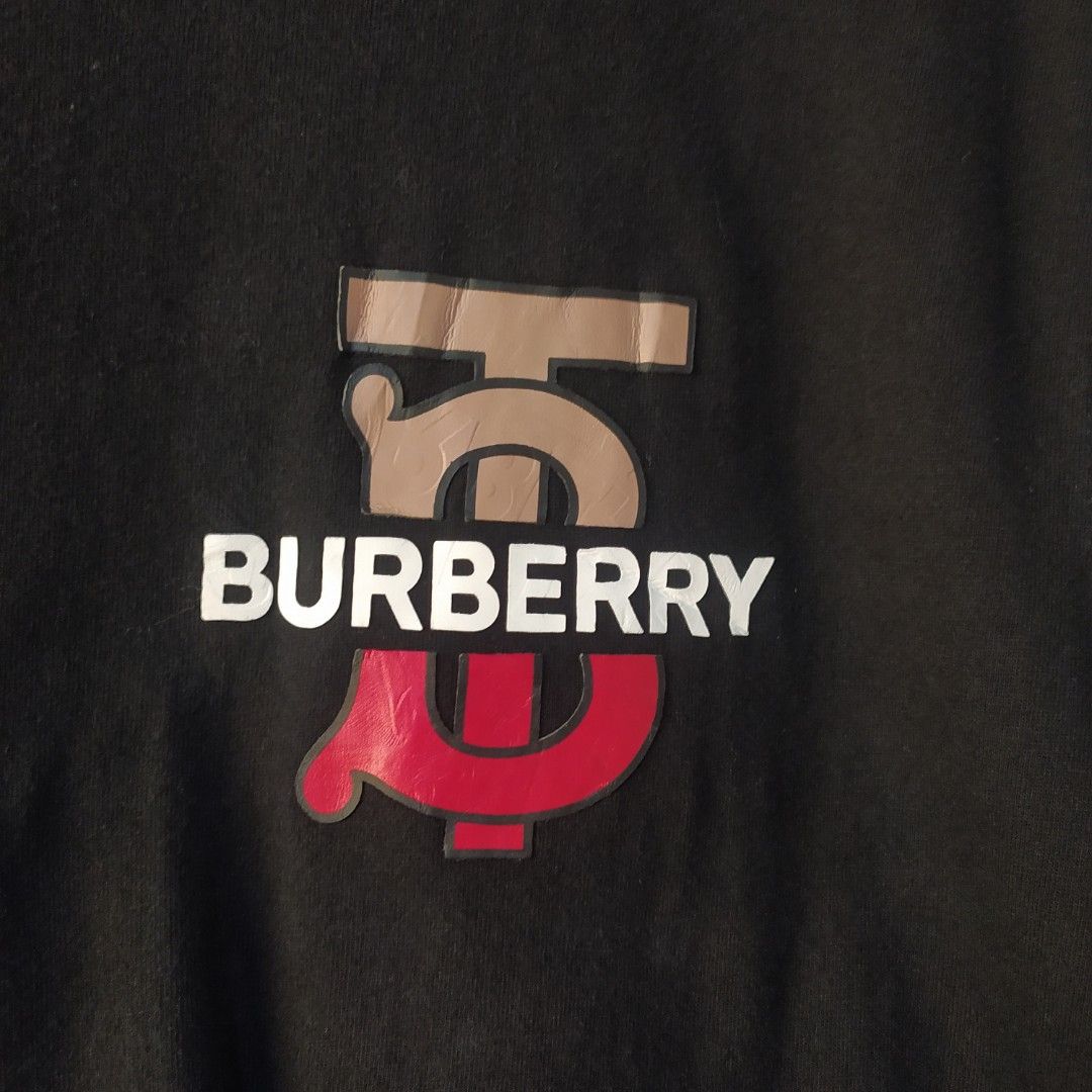 Burberry BT Logo Luxury Apparel on Carousell