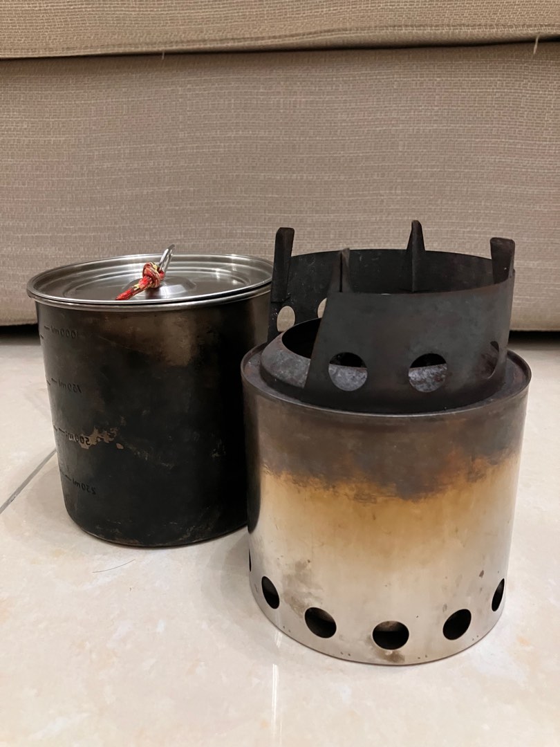 bushbuddy stove mini & titanium pot - 調理器具