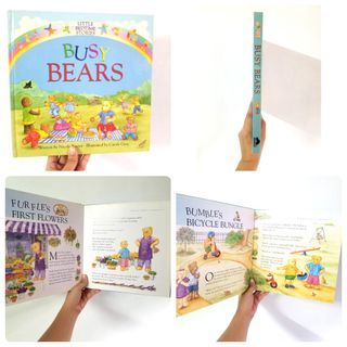 Busy Bears Little Bedtime Stories Children's Book