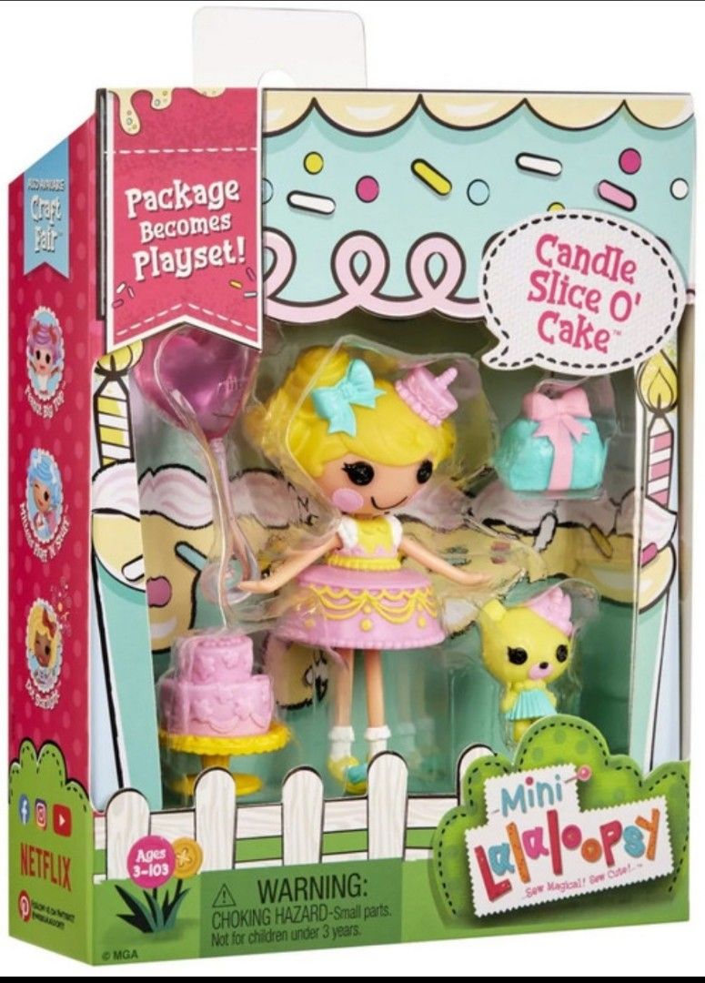 Candles slice o cake Mini Lalaloopsy doll Hobbies Toys Toys Games on Carousell