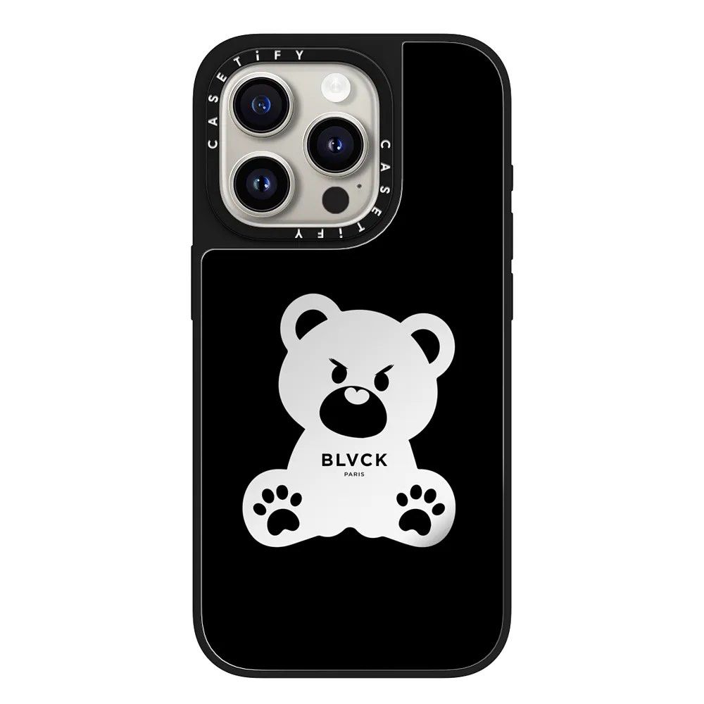 Casetify聯名BLVCK Evil Teddy Case-iPhone15 Pro, 手機及配件