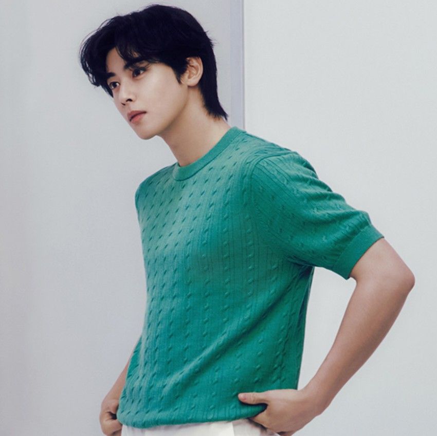 Cha Eun-woo Cable Short Sleeve Sweater (Category: Tshirts & Polo Shirts ) located in Cainta. Submitted by shopchelonline (Listing ID 1293874670, Image 1). Description: Cha Eun-woo Cable Short Sleeve Sweater 🛒3,420.00each(all in)+lsf 💎Pre-order - NO RUSH SHIPPING 💎Korea Pasabuy - NORMAL ETA ✅️Authentic Gi*rdan* Korea 💎Colors may vary due to lighting. 💎Availability and price may vary 💎The outer case/box is simply for protecting goods. (Damage