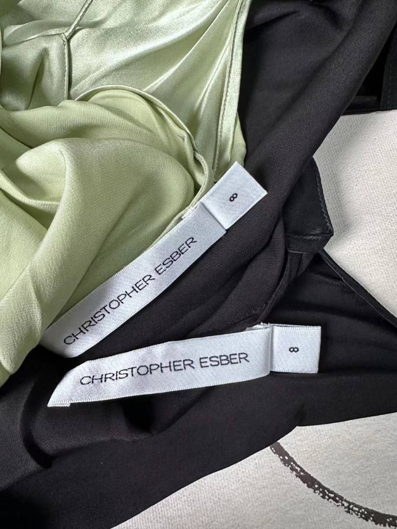 cusco silk drape cami dress Christopher Esber Cusco Silk Drape Cami Dress