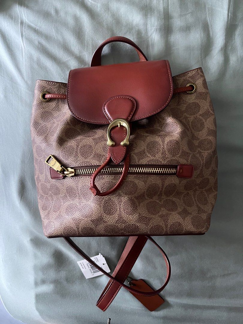 COACH 69523 Evie Backpack 22 In Signature Canvas