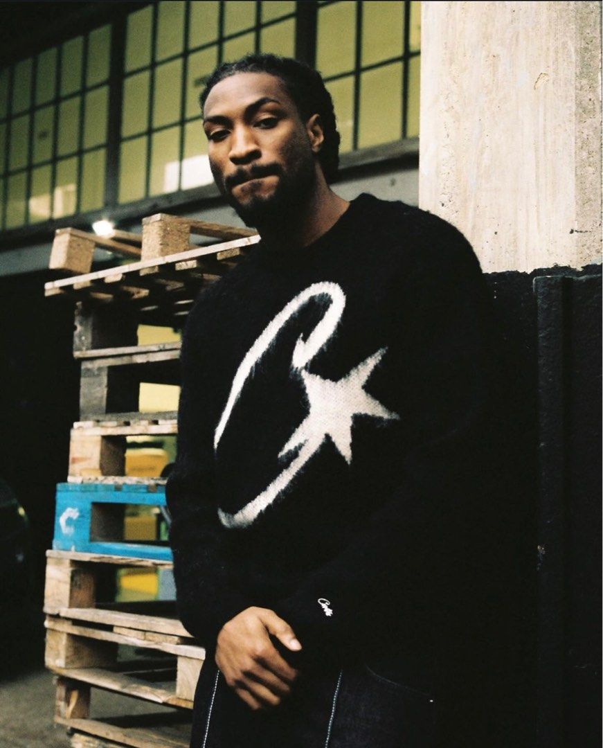 Corteiz C STAR MOHAIR KNIT SWEATER crtz, 男裝, 上身及套裝
