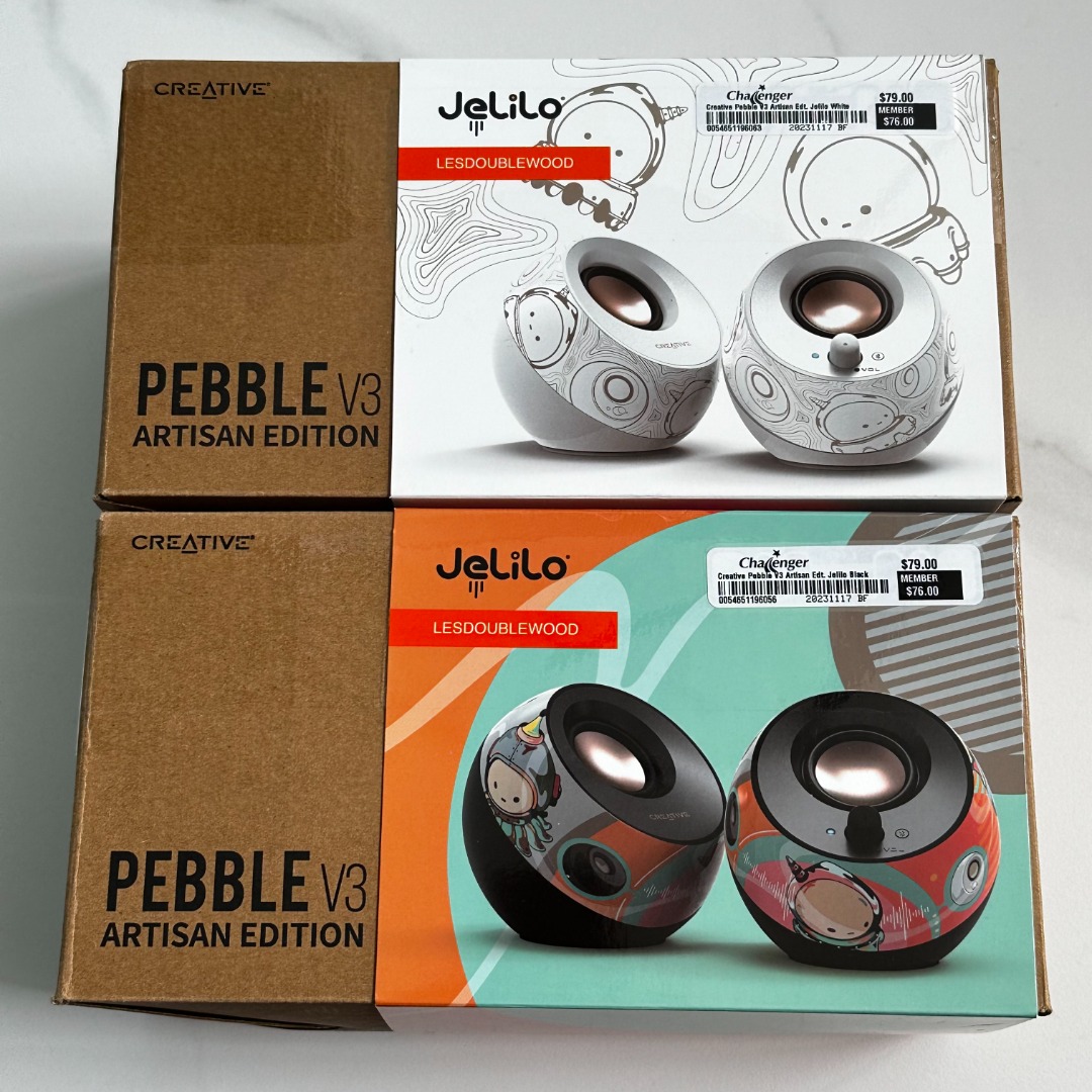 Creative Pebble V3 Artisan Edition 2.0 Speakers (Black or White version ...
