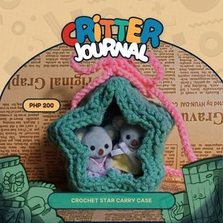 Crochet! Star Carry Case [ Medium Vers. ] (Sylvanian Critters, Miniatures, etc.)