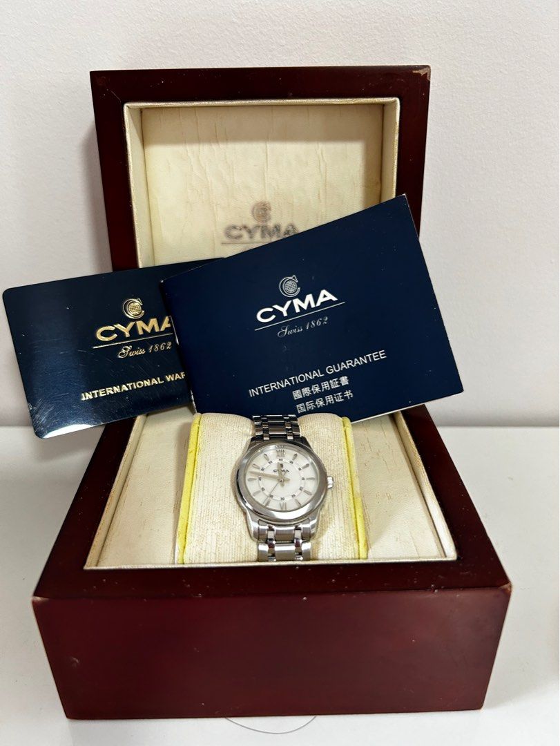 CYMA Swiss Classic Stainless Steel Women Watch Luxury Watches on Carousell