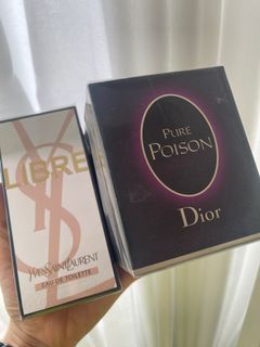 Dior Pure poison 100ml YSL libre 50 ml EDP sealed box new