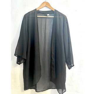 Divided black sheer cover up/ Up to XL/ Gen. Trias, Cavite