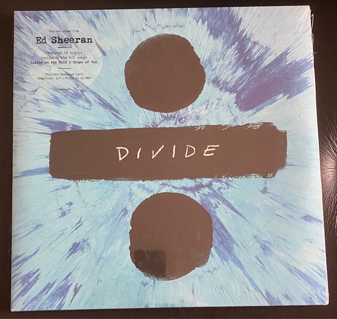 ED SHEERAN Divide 2x Vinyl LP (Category: Vinyls) located in Paranaque City. Submitted by d33t00 (Listing ID 1293840384, Image 1). Description: ED SHEERAN Divide 2x Vinyl LP Tracklist: 1-1 Eraser 1-2 Castle On the Hill 1-3 Dive 1-4 Shape of You 1-5 Perfect 1-6 Galway Girl 1-7 Happier 1-8 New Man 2-1 Hearts Don’t Break Around Here 2-2 What Do I Know? 2-3 How Would You Feel (Paean) 2-4 Supermarket Flowers 2-5 Barcelona 2-6 Bibia Be Ye Ye 2-7 Nancy M