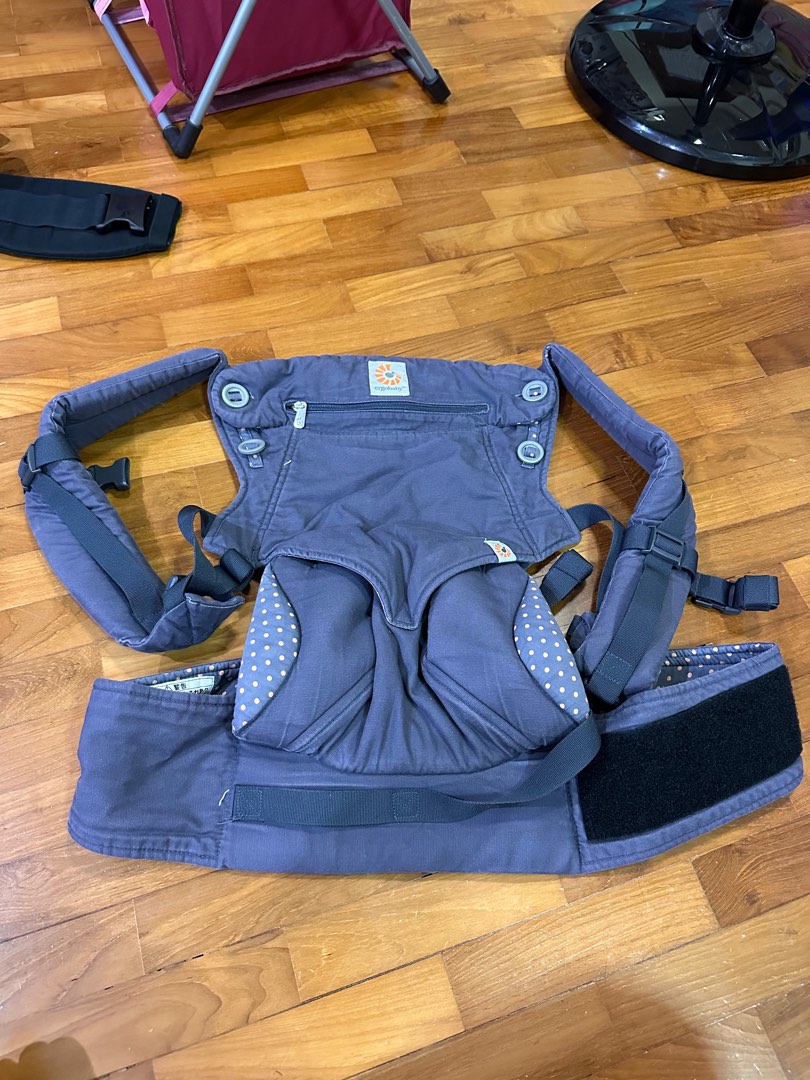 EUC Ergobaby 360 Dusty Blue Babies Kids Going Out Carriers Slings on Carousell