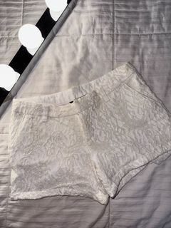 Forme - White Laced Shorts
